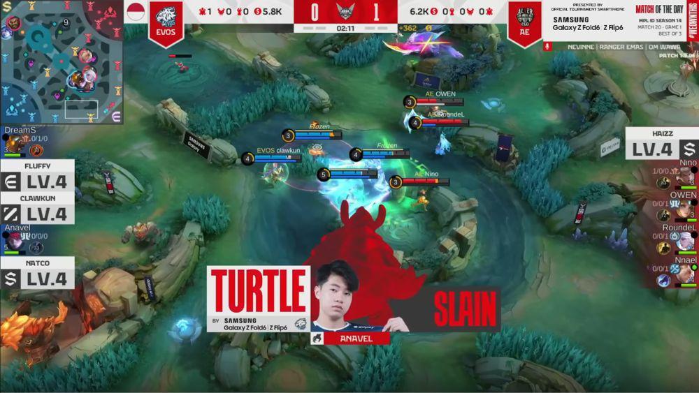 Anavel fokus pada objektif daripada kill. (YouTube.com/MPL Indonesia)