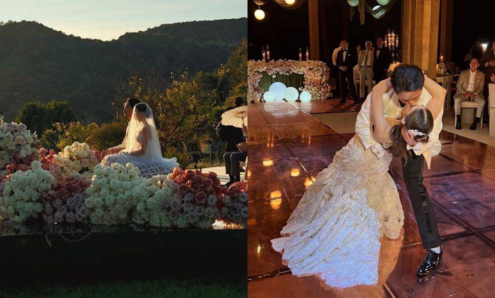 Pernikahan Clarissa Tanoe dan Anthony Tjipto. (Instagram.com/lysiajessica | Instagram.com/samanthahartono)