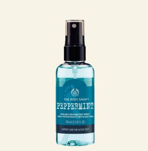 The Body Shop Peppermint Foot Spray (thebodyshop.co.id)