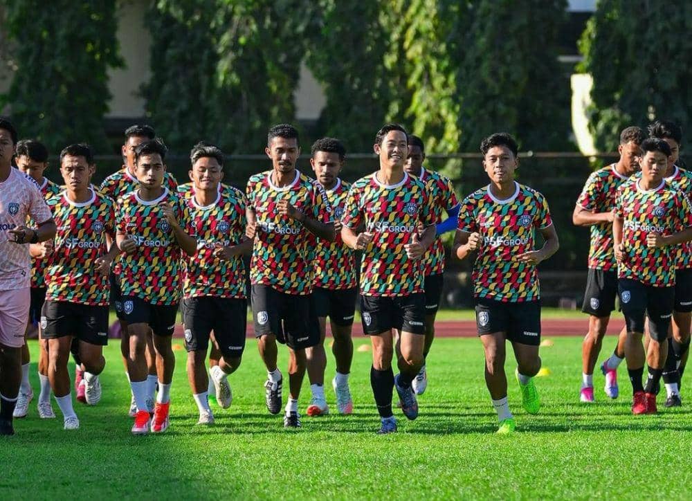 Tim PSPS Pekanbaru saat melakukan TC (IDN Times/ IG pspsriau)