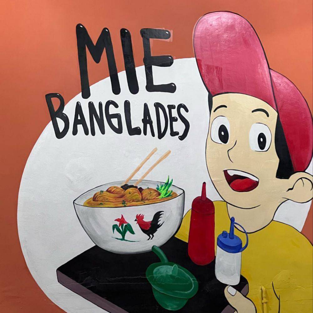 Interior ala mie banglades Medan Sidoarjo. Instagram/miebanglades.id