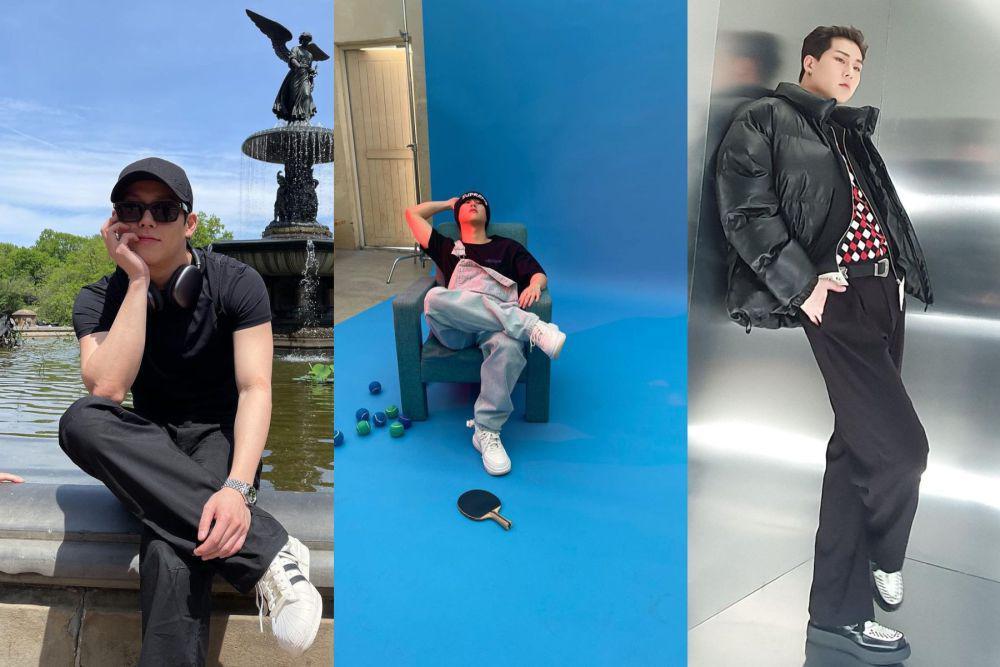 8 Ide Styling Outfit Hitam ala Joohoney Monsta X, Manly dan Cute!