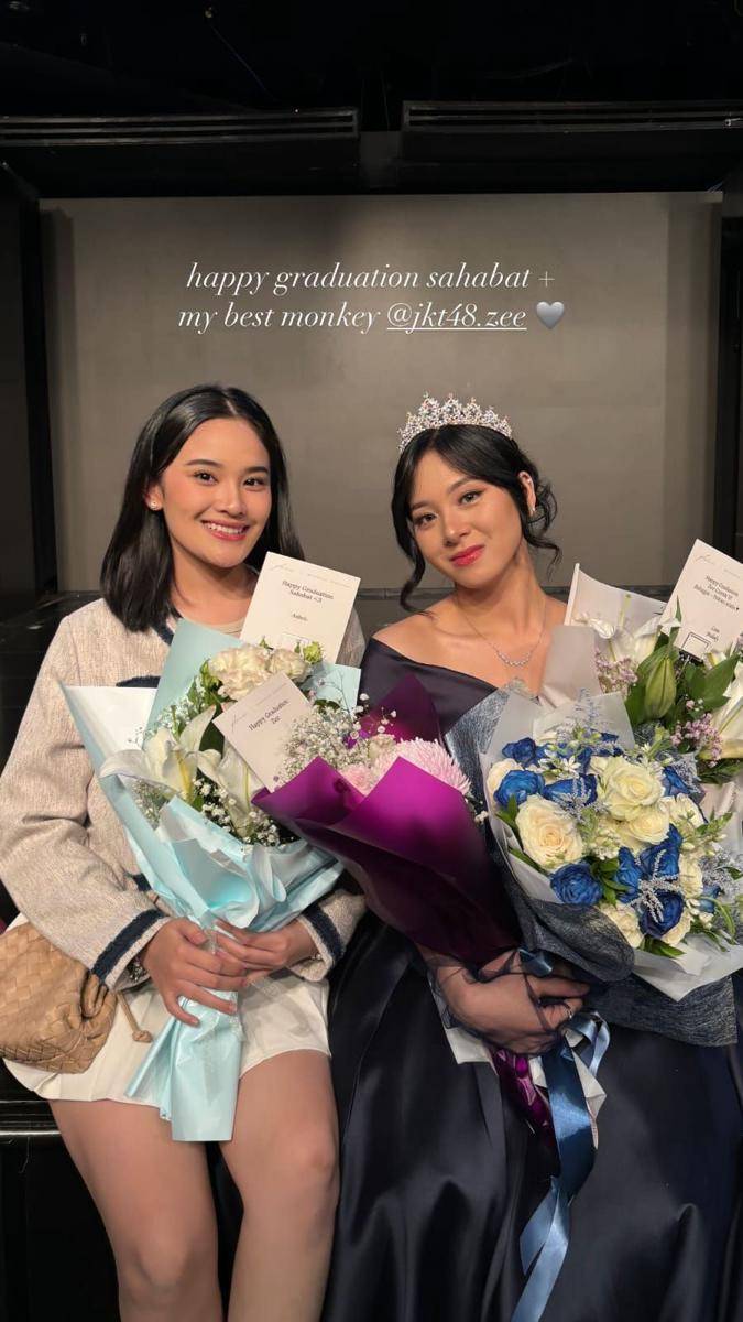 Adzana Ashel dan Azizi Asadel eks JKT48 (instagram.com/asheladz)