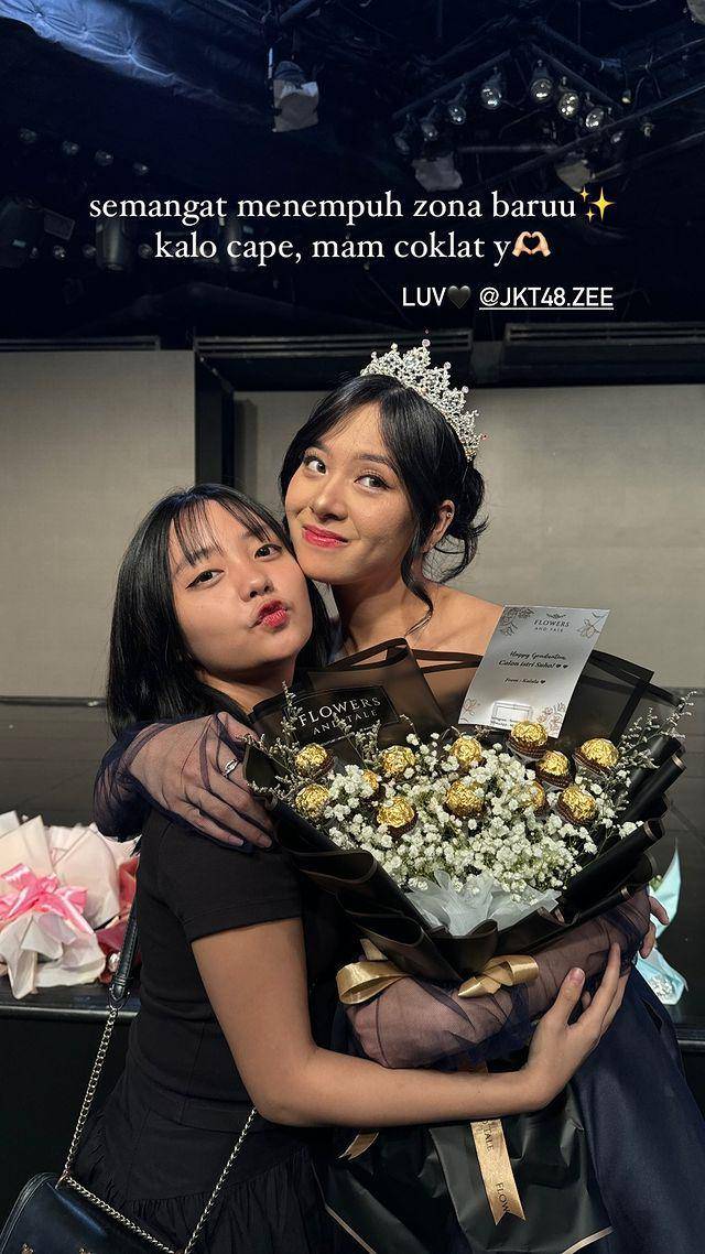 Nabila Fitriana dan Azizi Asadel eks JKT48 (instagram.com/kalalaa__)