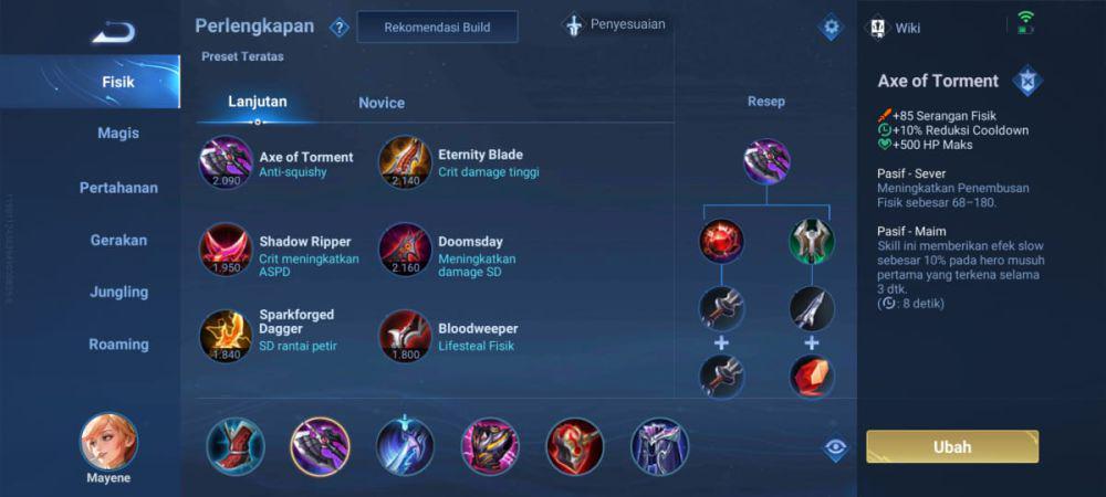 build Mayene di Honor of Kings (dok. TiMi Studio Group/Honor of Kings)