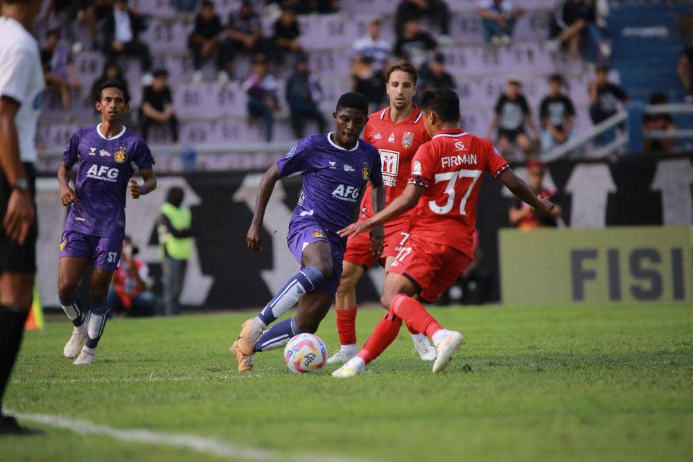 Pemain Persik Kediri saat melawan Malut United. IDN Times/ istimewa