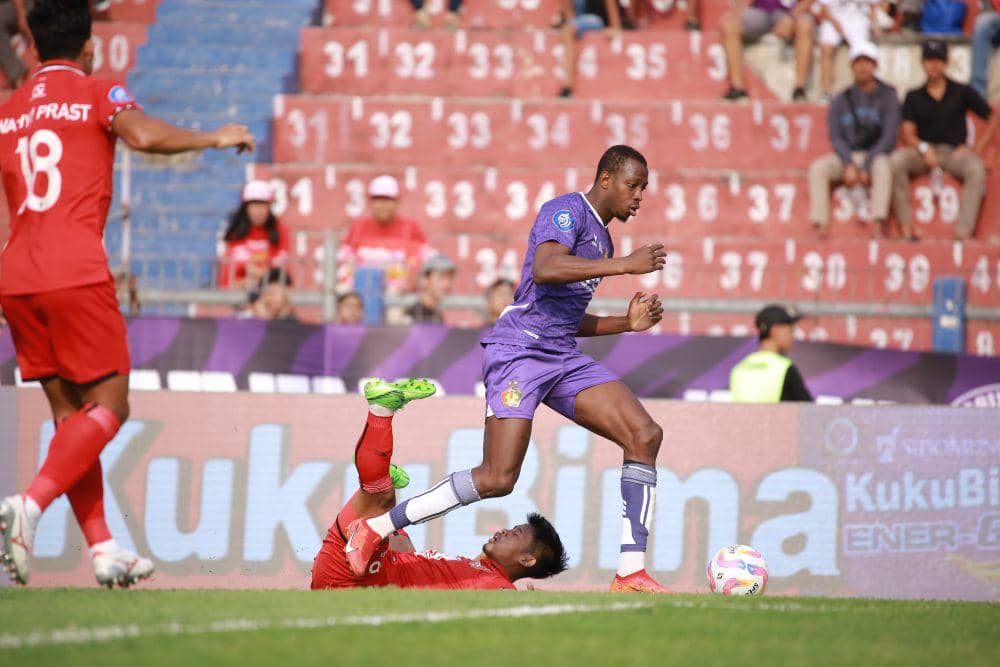 Pemain Persik Kediri saat melawan Malut United. IDN Times/ istimewa