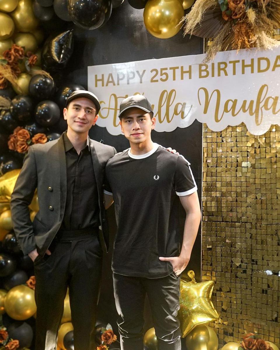 Verrell Bramasta pada ultah ke-25 Athalla Naufal (instagram.com/bramastavrl)