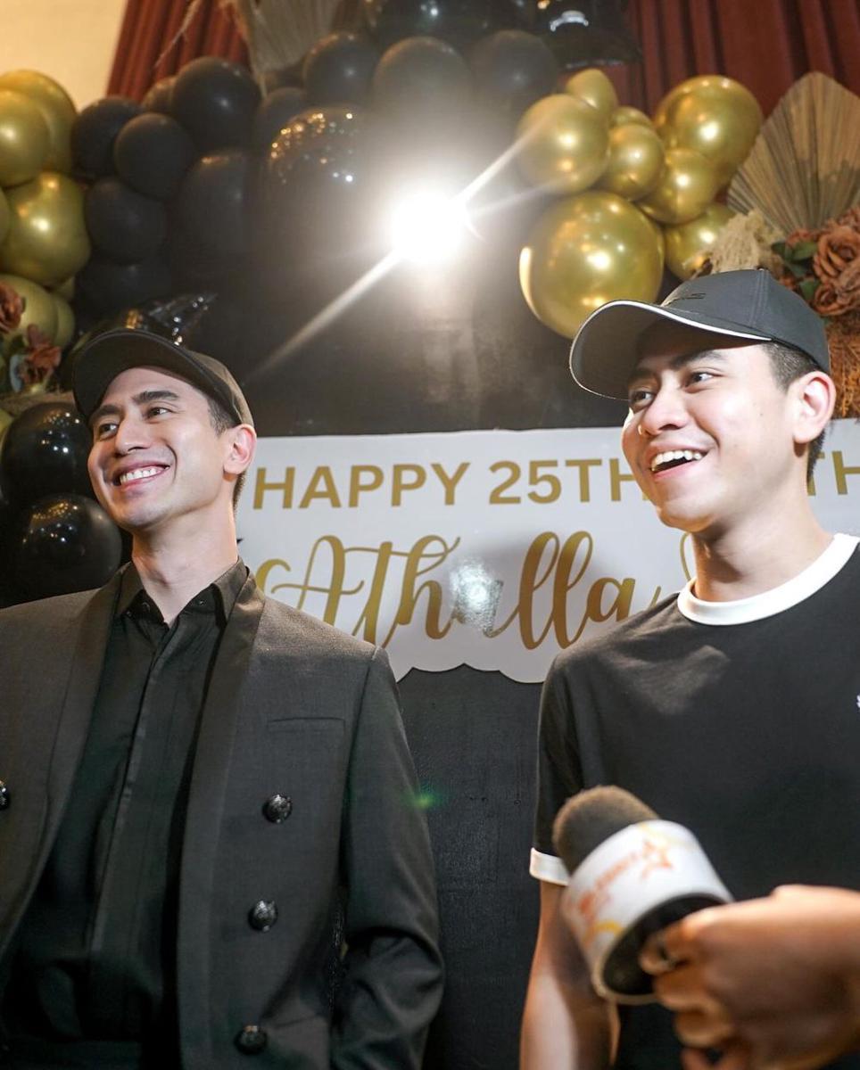 Verrell Bramasta pada ultah ke-25 Athalla Naufal (instagram.com/bramastavrl)