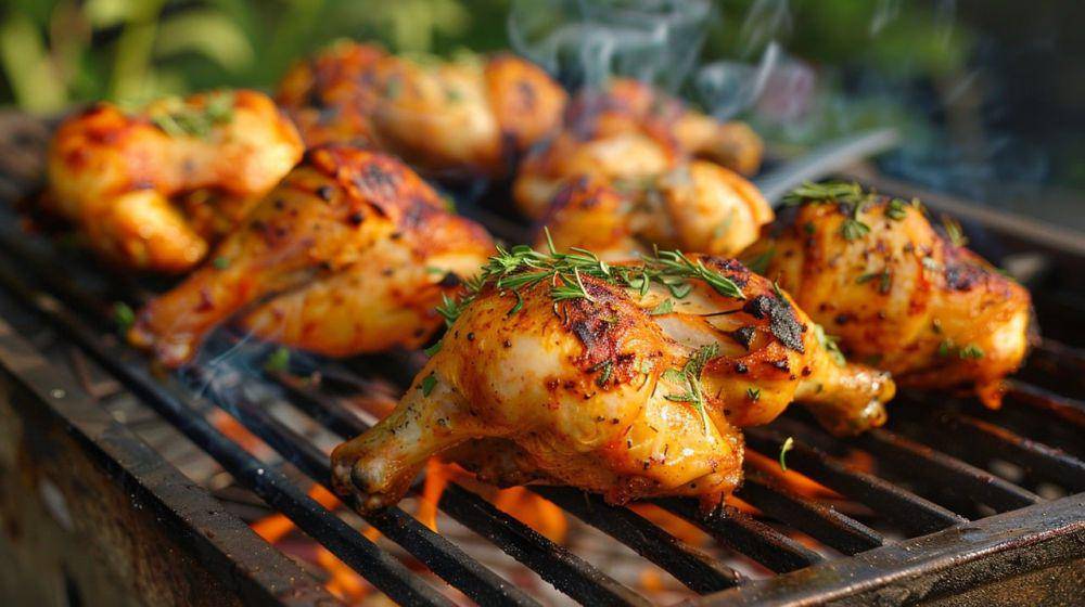 ilustrasi daging ayam yang dibakar (pixabay.com/yourillustration)