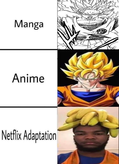 potret meme kocak anime live action (reddit.com/user/bazecast)