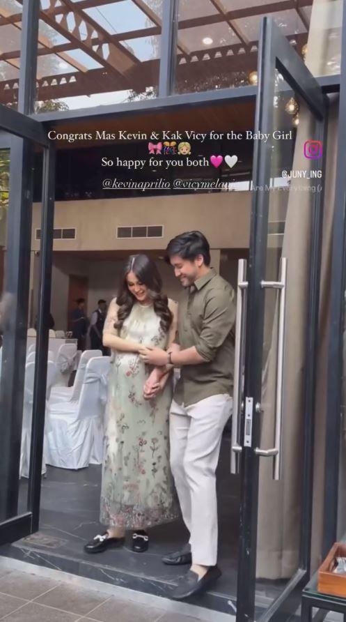gender reveal Vicy dan Kevin Aprilio (Instagram.com/juny_ing)