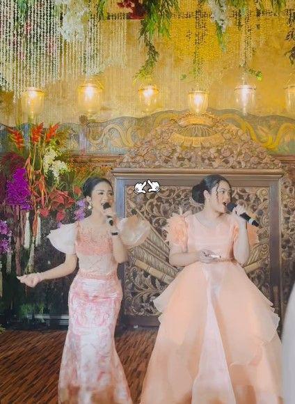 potret resepsi pernikahan Nadine Kaiser (instagram.com/seri_nur_halimah)
