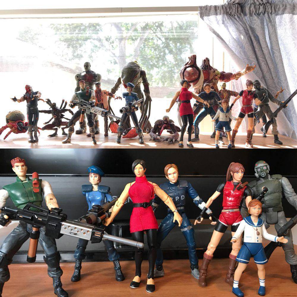 potret koleksi Figur Aksi Resident Evil (reddit.com/user/Hot_Zenny)