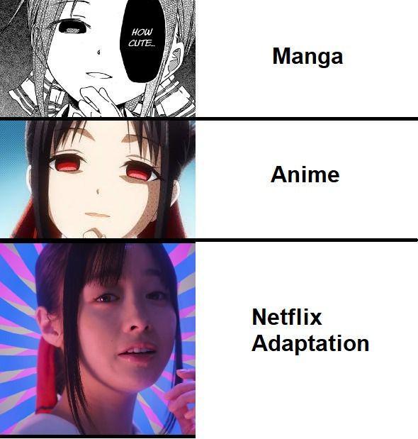 potret meme kocak anime live action (reddit.com/user/itaybrn)