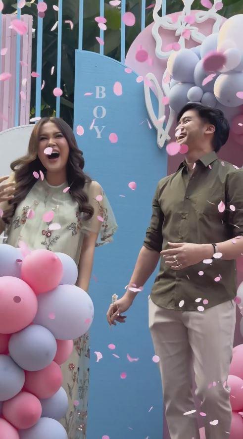 gender reveal Vicy dan Kevin Aprilio (Instagram.com/vicymelanie)