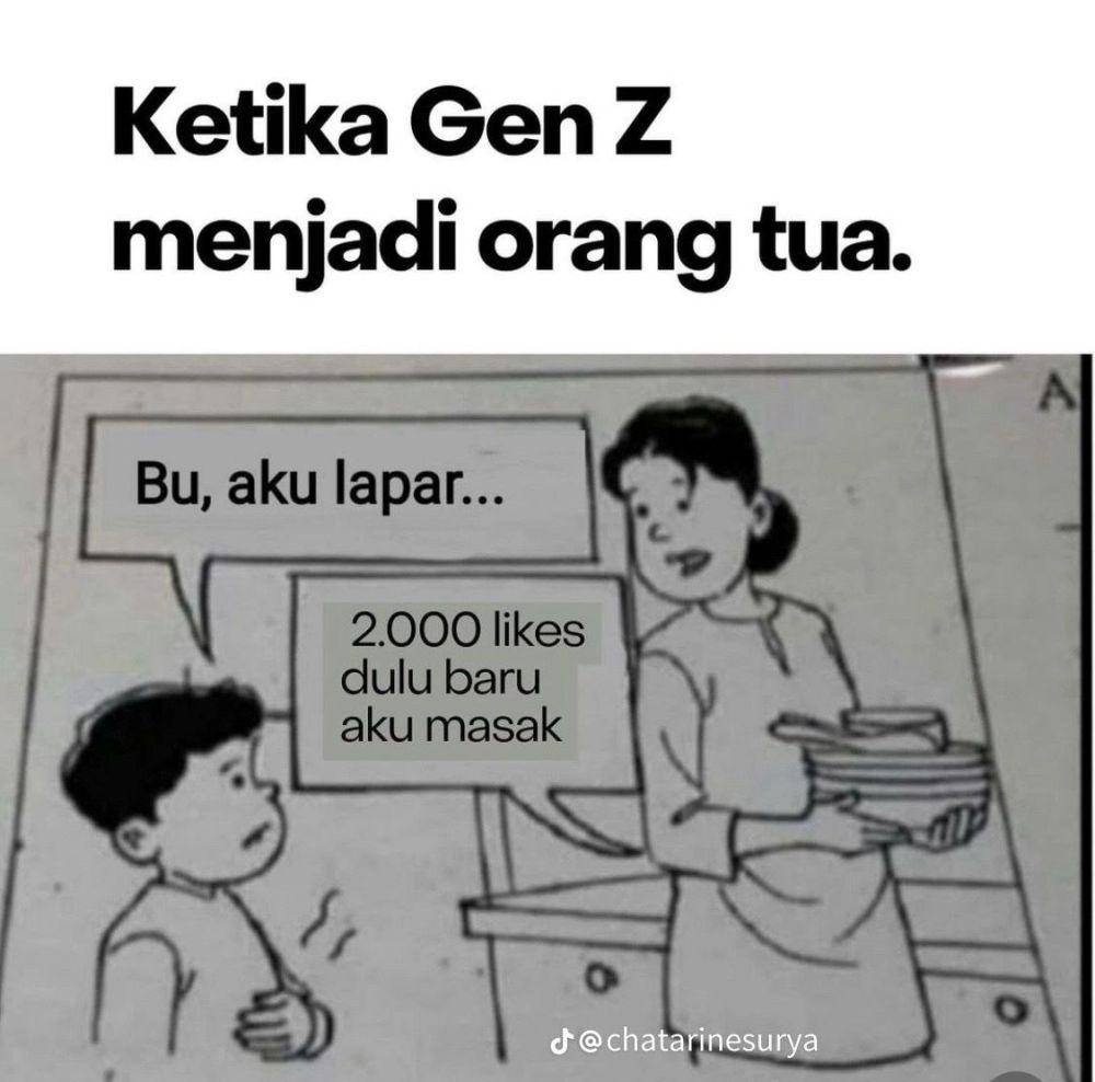 Meme gen Z (tiktok.com/chatarinesurya)