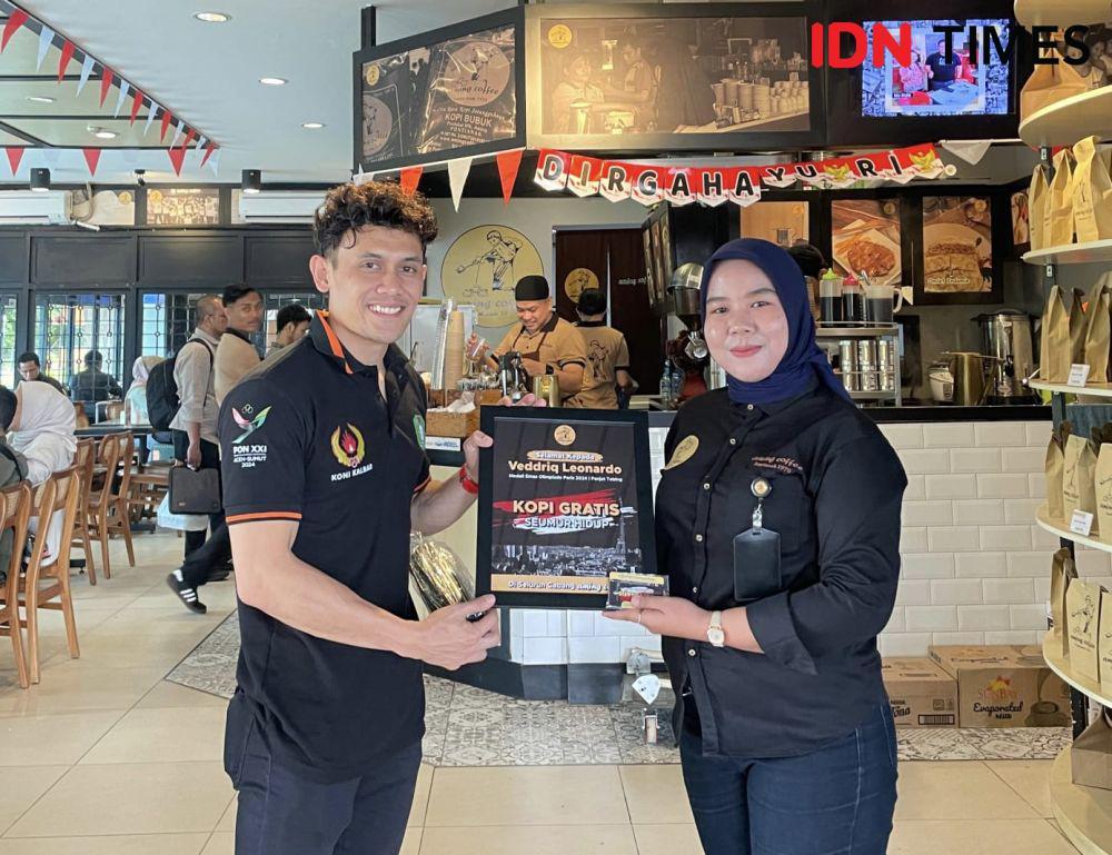 Veddriq Dapat Kartu Gratis Ngopi Seumur Hidup dari Aming Coffee