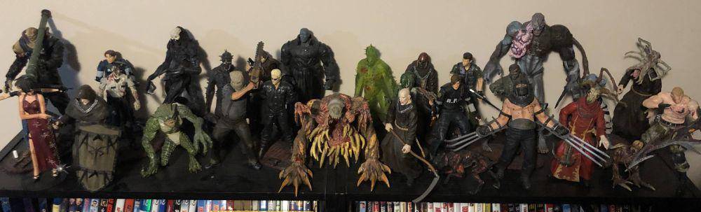 potret koleksi Figur Aksi Resident Evil (reddit.com/r/residentevil)
