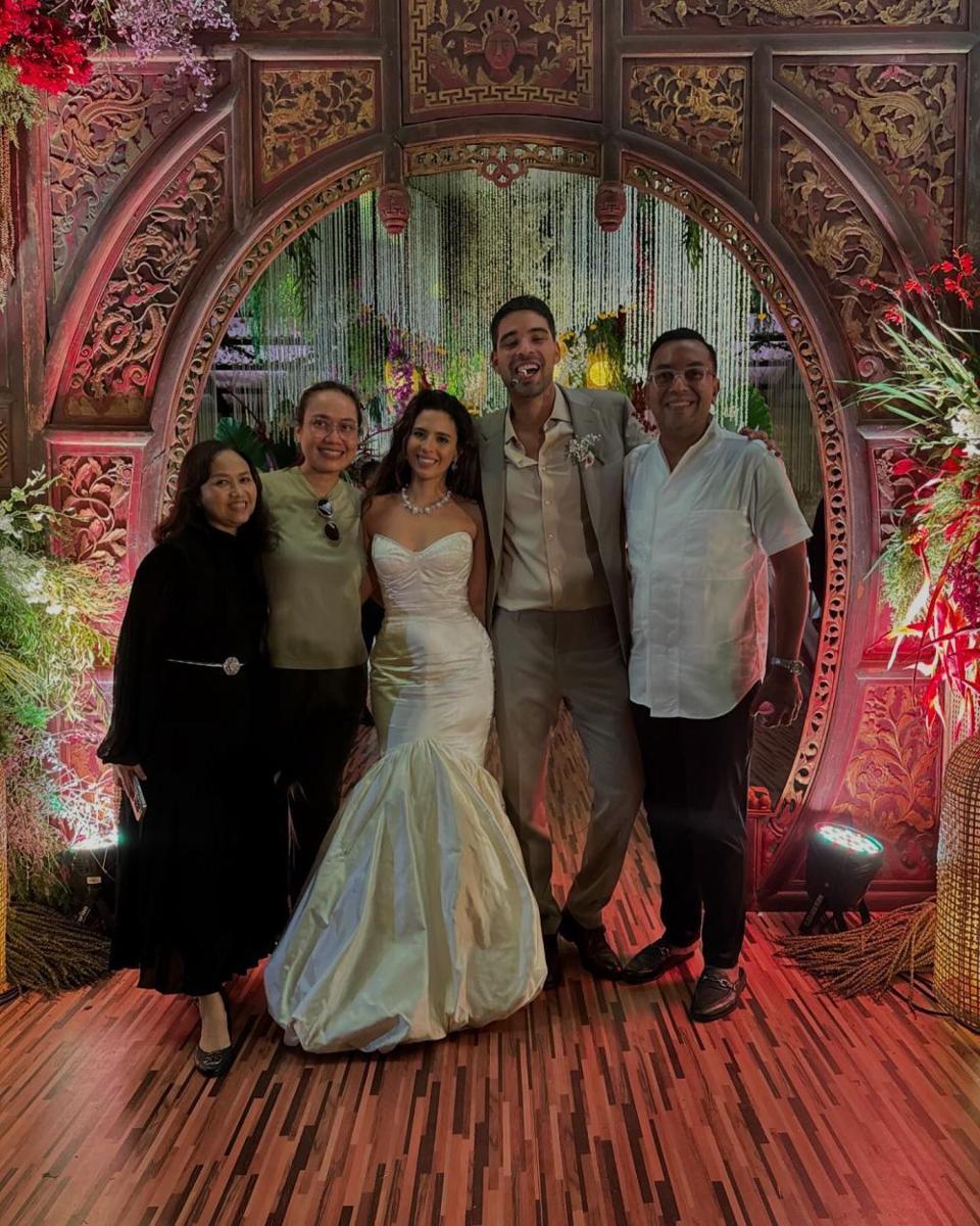 potret resepsi pernikahan Nadine Kaiser (instagram.com/bimo_singgih)