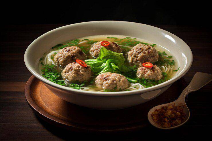 Ilustrasi bakso (freepik.com/akram_designer)