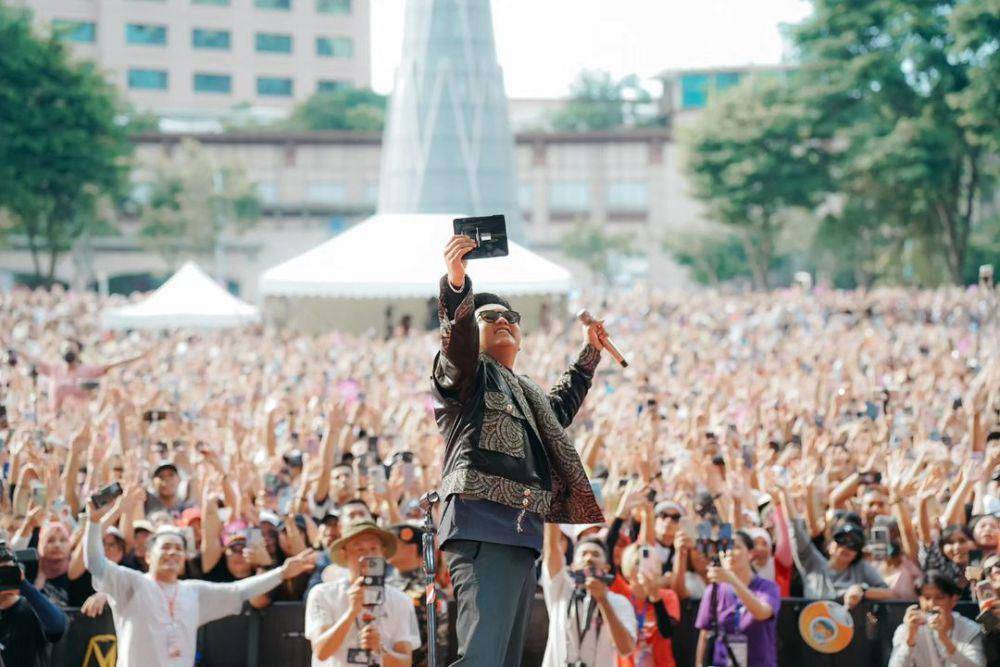 potret Denny Caknan konser di Taiwan (instagram.com/denny_caknan)