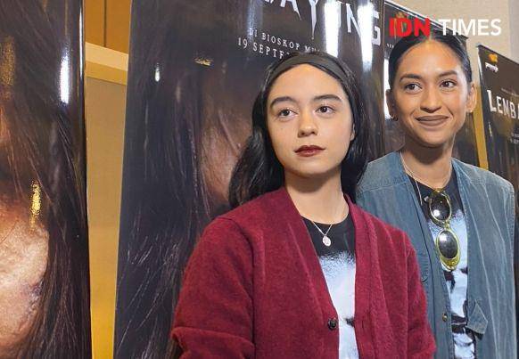 press conference peluncuran trailer film Lembayung di XXI Epicentrum, Jakarta, Senin (26/8/2024) (dok. IDN Times/Rani Asnurida)