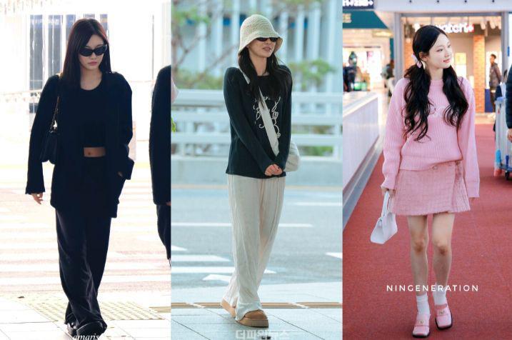 12 Airport Outfit ala NingNing aespa, Comfy Gaya Kasual!