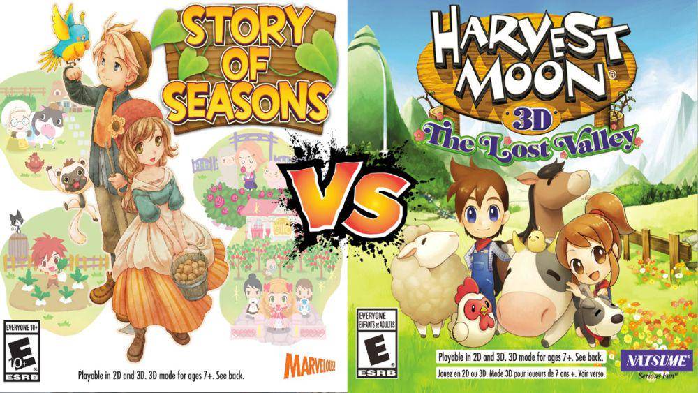 Story of Seasons vs Harvest Moon: The Lost Valley (dok. Marvelous/Story of Seasons | dok. Natsume Inc./Harvest Moon: The Lost Valley)