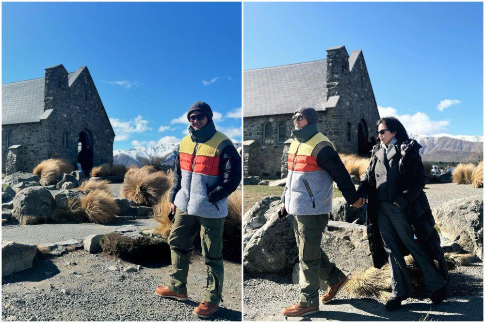 7 Potret Hito dan Felicya ke Gereja Tepi Danau Tekapo New Zealand