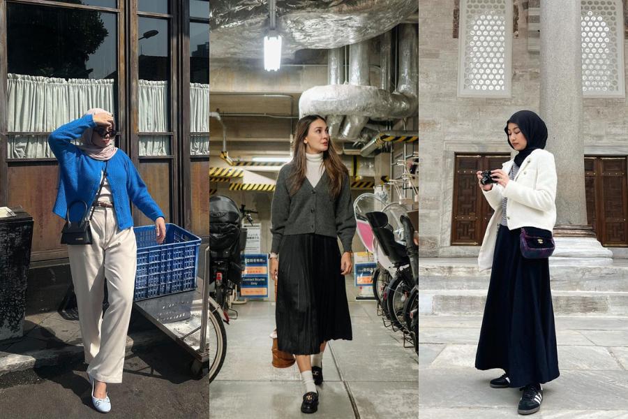 7 Mix and Match Outfit Kuliah Pakai Cardigan, Santai dan Nyaman!