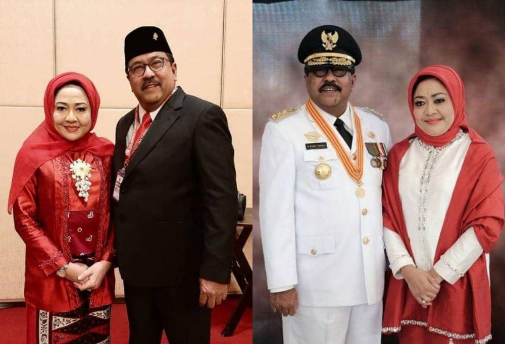 14 Gaya Couple Rano Karno dan Istri, Romantis dan Serasi!