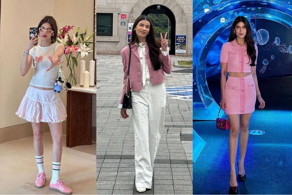 ide outfit nuansa pink ala Sabrina Chairunnisa (instagram.com/sabrinachairunnisa_)
