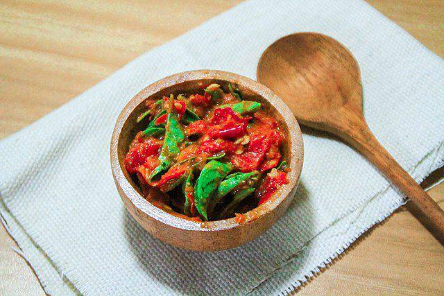 ilustrasi sambal kemangi (commons.wikimedia.org/Windi Utari)