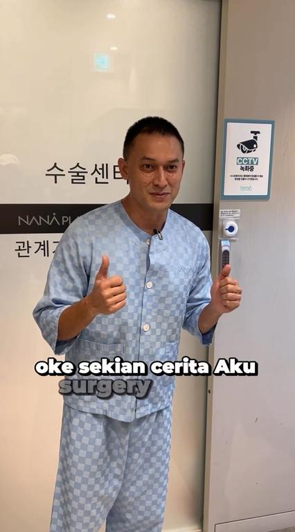 Indra Brugmann operasi plastik di Korea (instagram.com/indrabruggman)