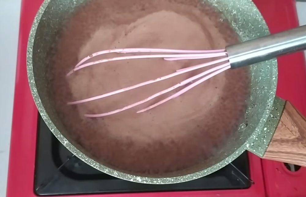 ilustrasi memasak puding cokelat (YouTube.com/Anandea Kei)