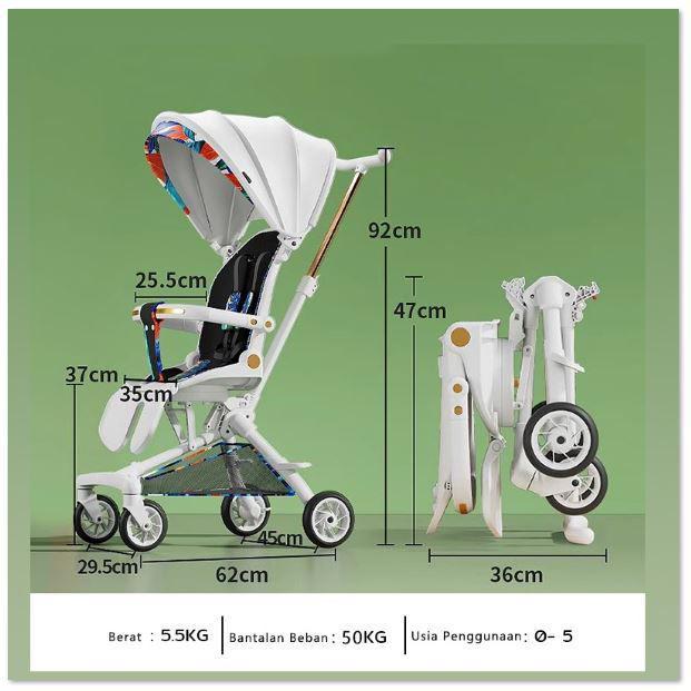 rekomendasi stroller lipat (shopee.co.id/Bmtoo Official Store)
