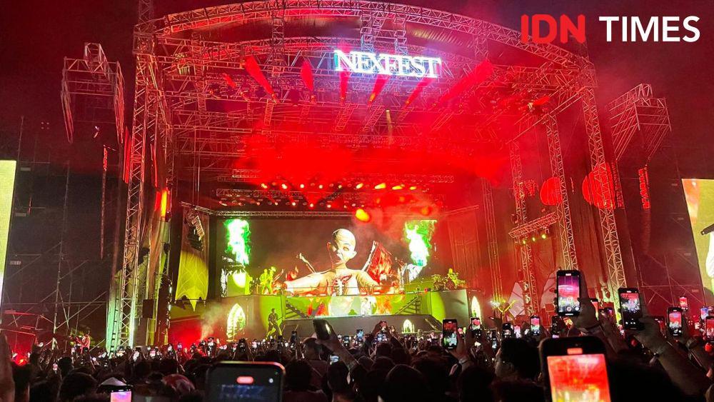 Penampilan Bring Me The Horizon di Nex Fest 2024 (IDN Times/Aditya Mustaqim)