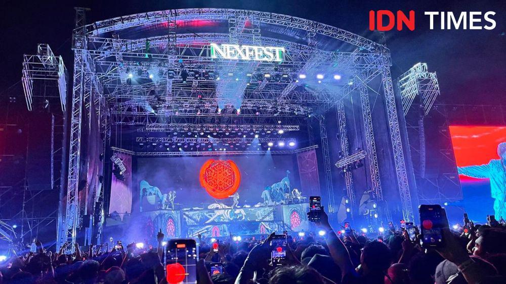 Penampilan Bring Me The Horizon di Nex Fest 2024 (IDN Times/Aditya Mustaqim)