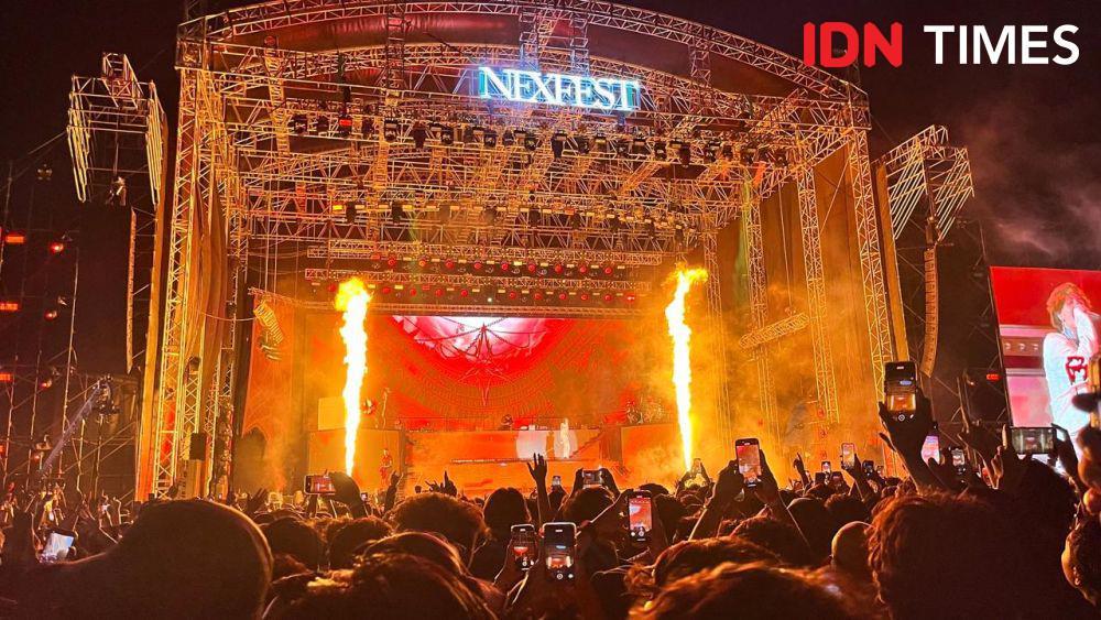 Penampilan Bring Me The Horizon di Nex Fest 2024 (IDN Times/Aditya Mustaqim)