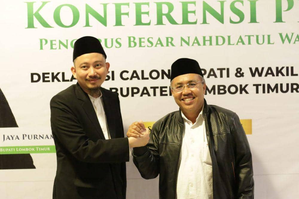Bakal pasangan calon Bupati dan wakil Bupati Lotim Suryadi Jaya Purnama (SJP) dan TGH.Lalu Gede Fatihin (TGF). (Dok.Istimewa)