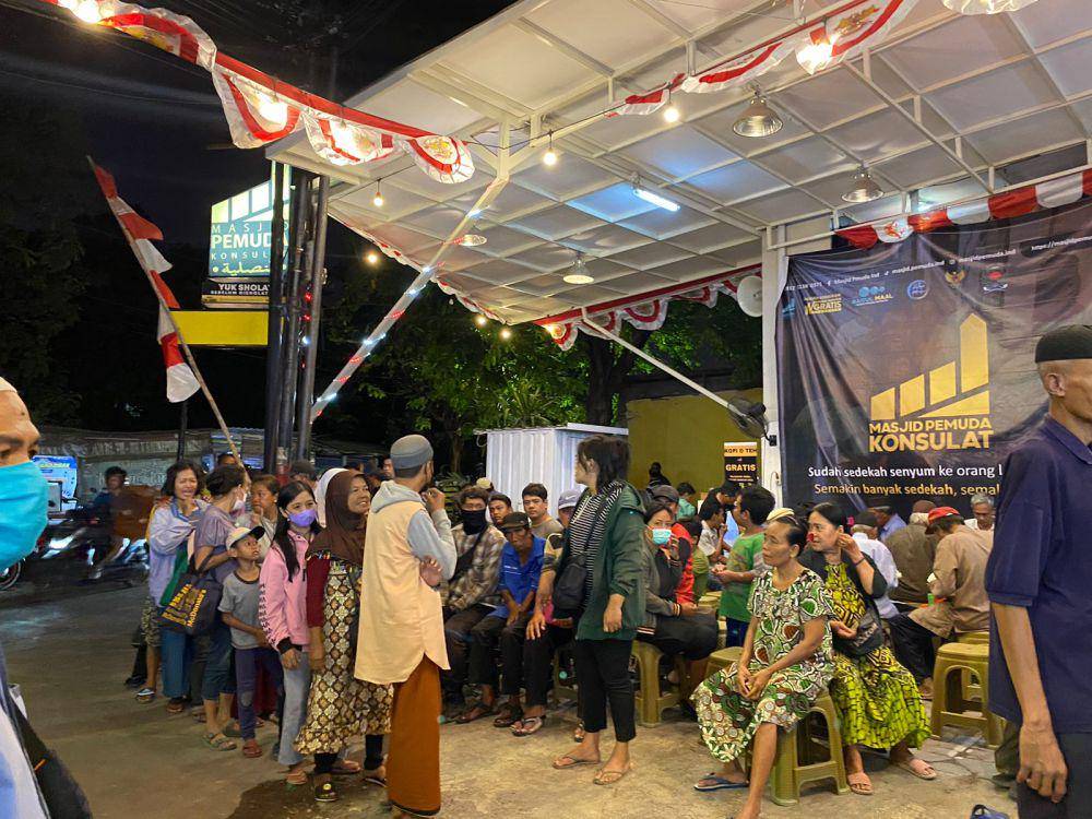 Masjid Pemuda Konsulat Surabaya, Buka 24 Jam Bisa Menginap