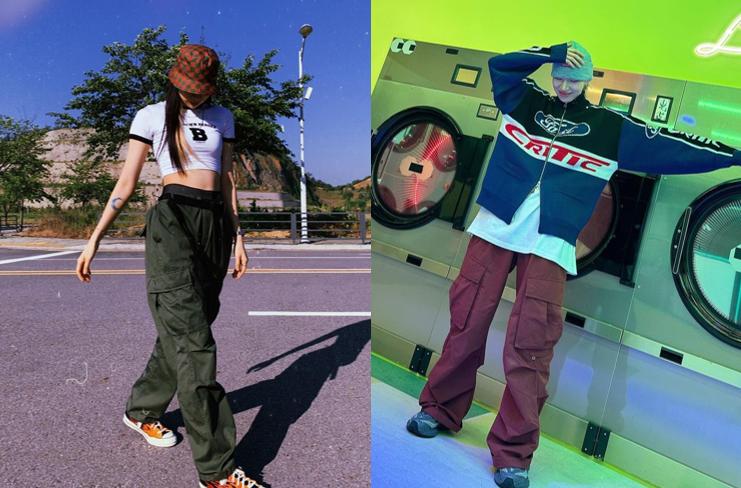 11 Mix and Match Cargo Pants ala Bada Lee, Kece Maksimal!