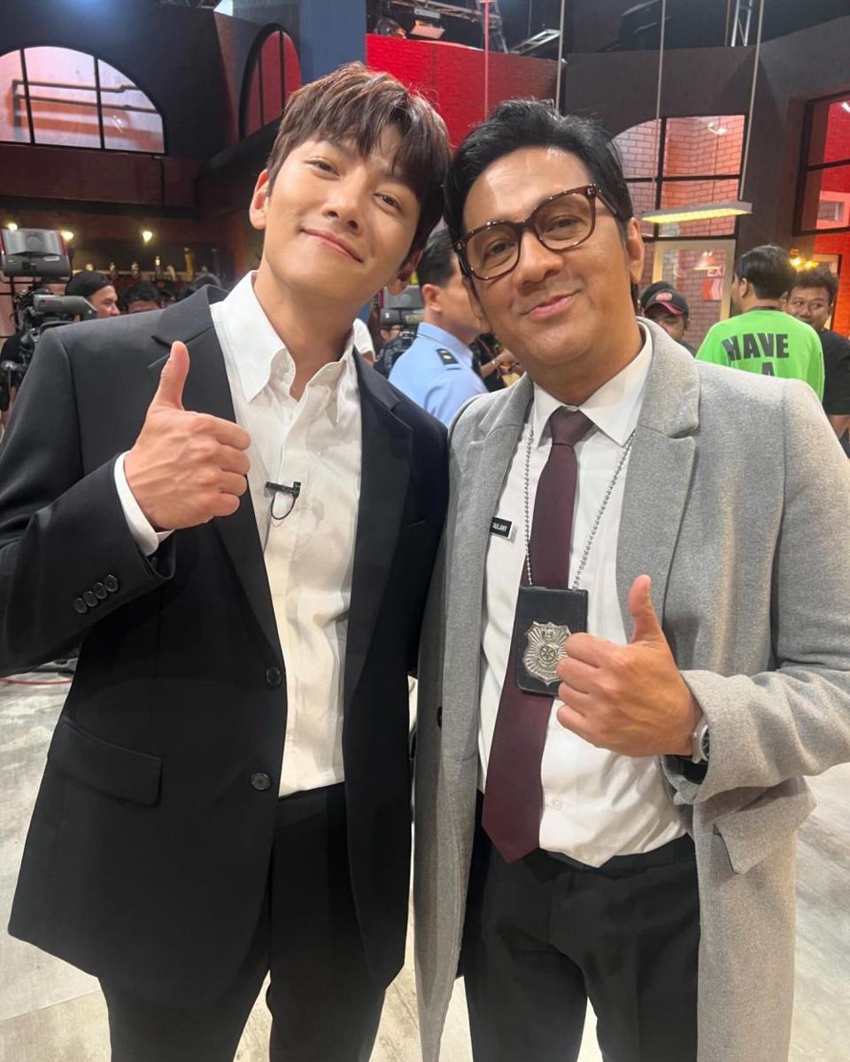 potret Ji Chang Wook syuting Lapor Pak! (instagram.com/hestipurwadinata)