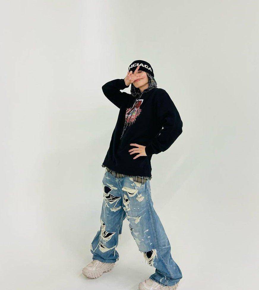 ragam OOTD serba denim ala Taeyong NCT (instagram.com/taeoxo_nct)