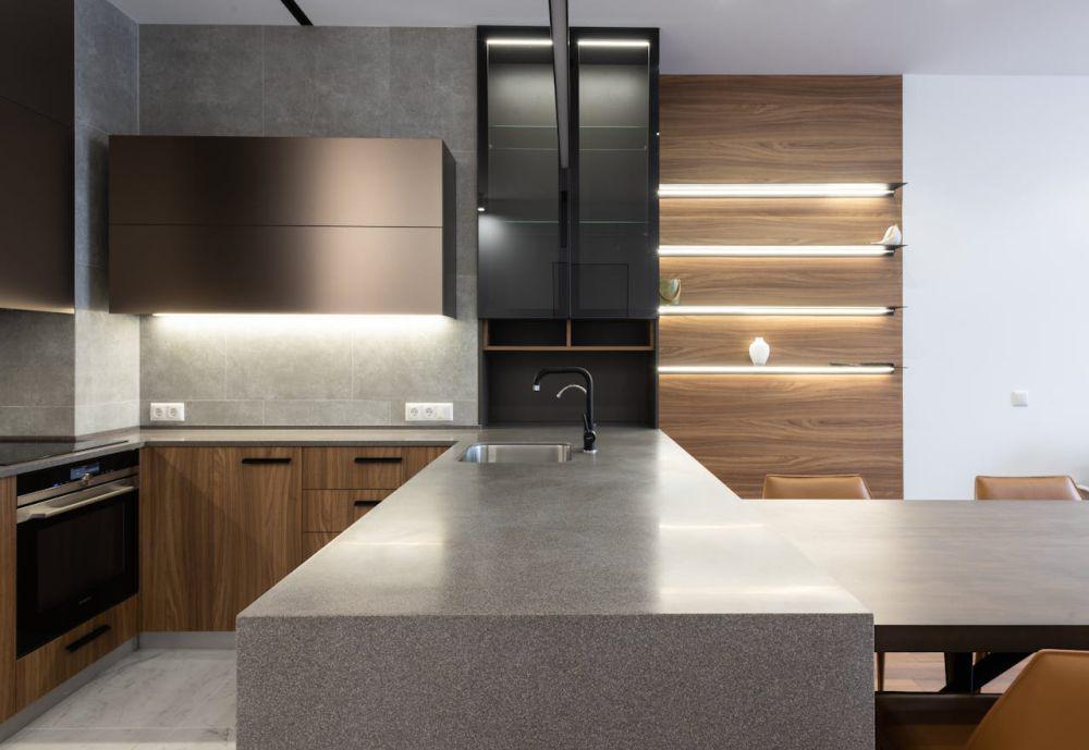 ilustrasi dapur berukuran mungil (pexels.com/Max Vakhtbovycn)