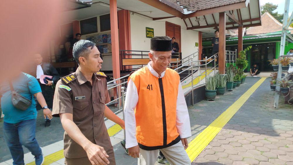 Terdakwa dukun mutilasi Malang, Abdul Rahman. (IDN Times/Rizal Adhi Pratama)