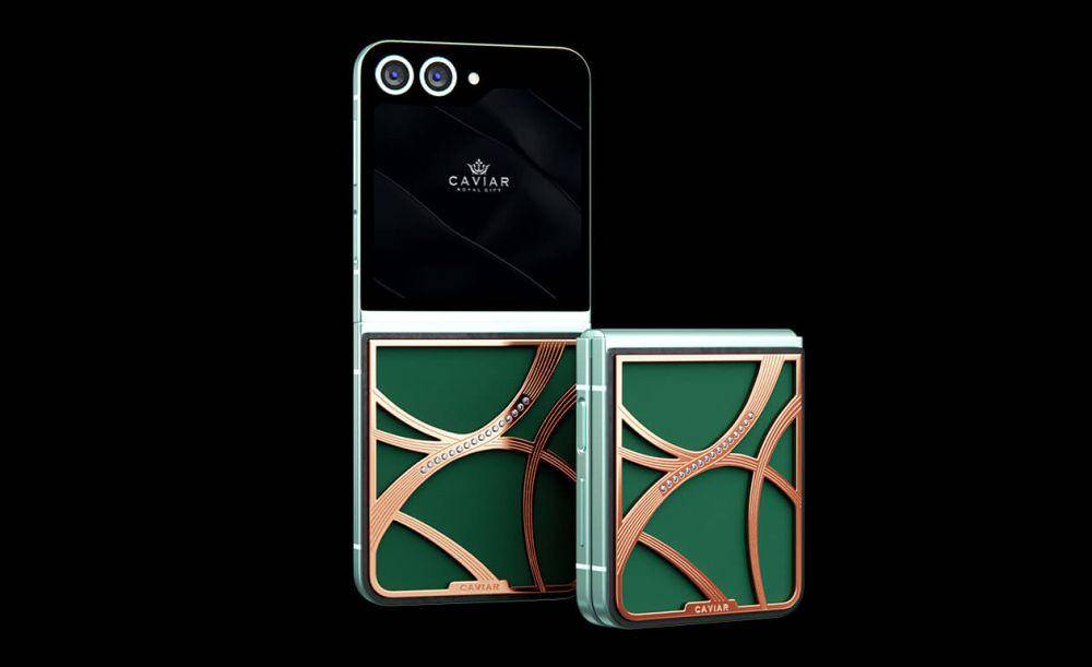Desain mewah Samsung Galaxy Z Flip6 ala Sultan varian Emerald (caviar.global)
