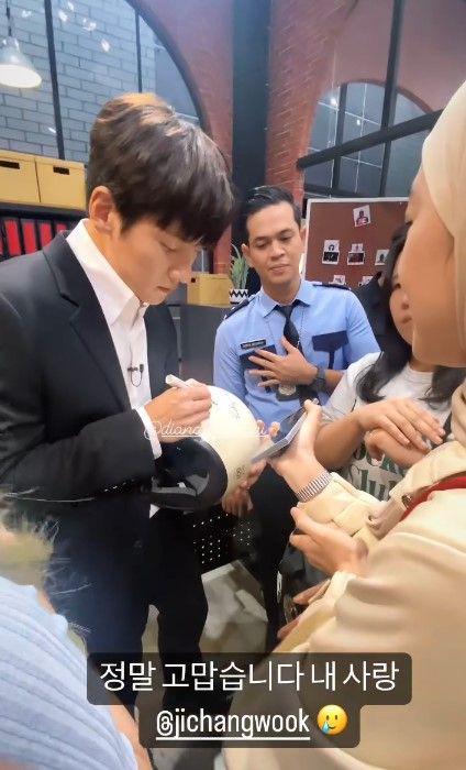 potret Ji Chang Wook syuting Lapor Pak! (instagram.com/dianayulestari)