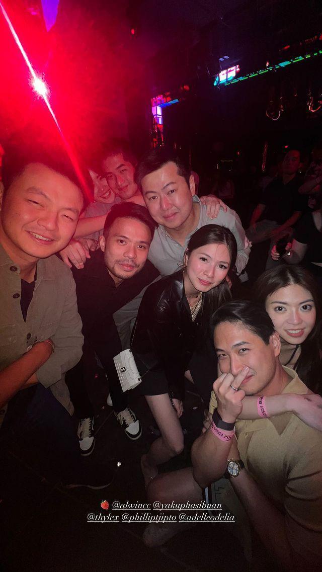 potret after party Clarissa Tanoe (instagram.com/clarissatanoe)